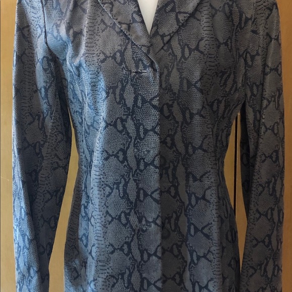 Leather blazer and pants set - Picture 2 of 5